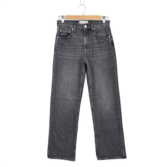 Everlane The Original Cheeky Straight Jean Washed Charcoal Size 26 NWOT - Picture 1 of 8